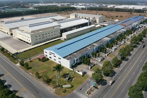 KCN Bàu Bàng – Nhà máy & tuyến đường nội khu