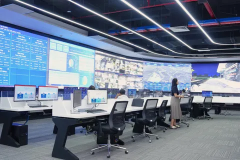 Trung tâm điều hành Becamex IOC – Phòng giám sát và điều hành tập trung